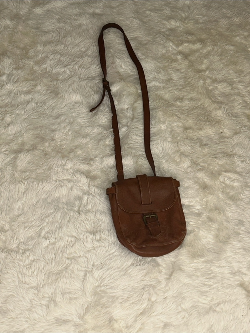 Vintage Leather & Co Classic Brown Leather Satchel